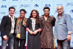 Sanjay Kapoor, Manoj Bajpai, Sonakshi Sinha, Arjun Kapoor and Boney Kapoor during the trailer lainch of movie 'Tevar'