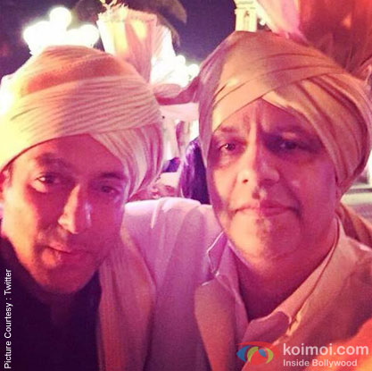 Salman Khan during the Arpita Khan-Ayush Sharma's Wedding