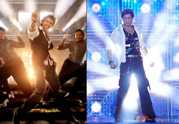 Hrithik Roshan and Shah Rukh Khan Hrithik Roshan and Shah Rukh Khan