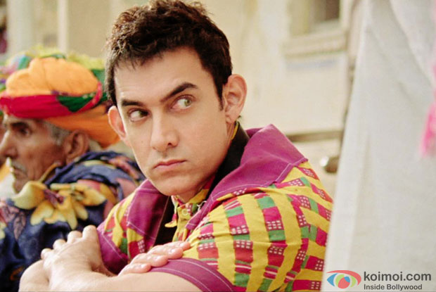 Aamir Khan in a still from movie 'PK'