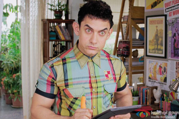 Aamir Khan in a still from movie 'PK'