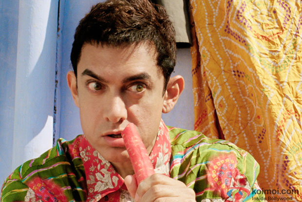 Aamir Khan in a still from movie 'PK'