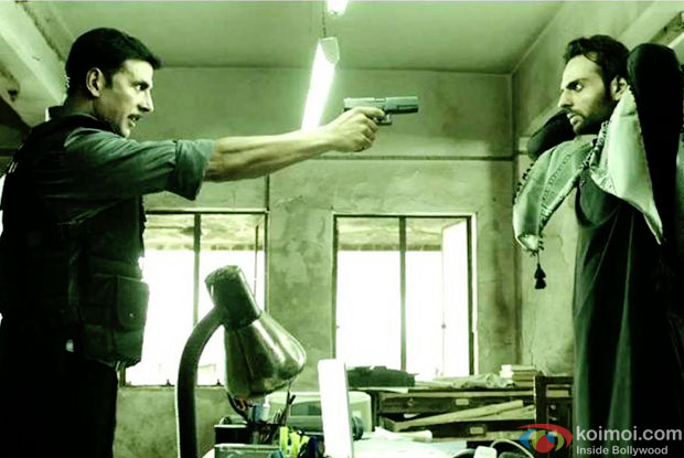 Akshay Kumar in a still from movie 'Baby'