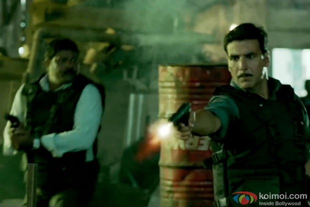 Akshay Kumar in a still from movie 'Baby'