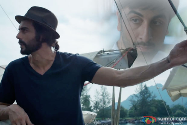 Arjun Rampal and Ranbir Kapoor in a still from movie 'Roy'