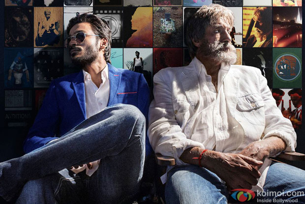 Dhanush and Amitabh Bachchan in a still from movie 'Shamitabh' Dhanush and Amitabh Bachchan in a still from movie 'Shamitabh'