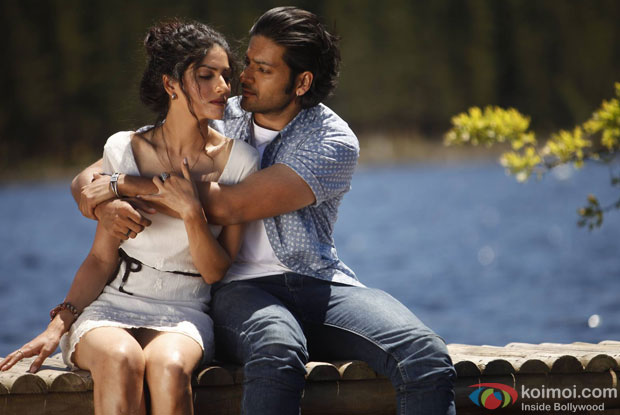 Sapna Pubbi and Ali Fazal in a still from movie 'Khamoshiyan'