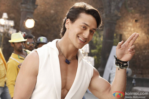 Tiger Shroff in a still from movie 'Heropanti'