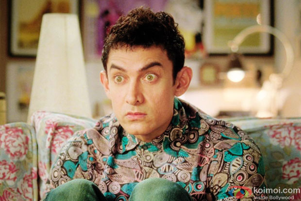 Aamir Khan in a still from movie 'PK'