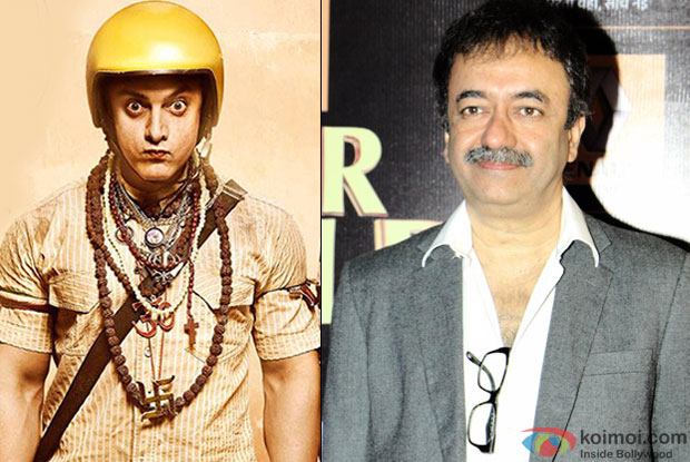 Aamir Khan in a 'PK' and Rajkumar Hirani