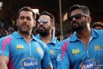 Salman Khan and Sunil Shetty at a Celebrity Cricket League match