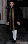 Karan Johar during the Soha Ali Khan - Kunal Khemmu's Wedding Party & Reception