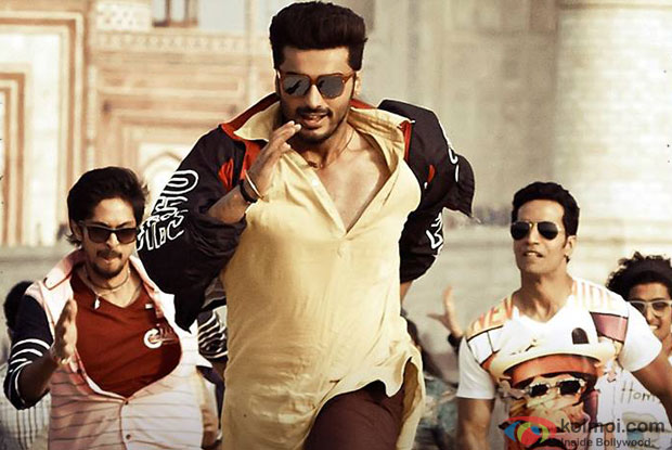 Arjun Kapoor in a still from movie 'Tevar'