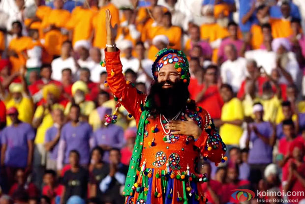 Gurmeet Ram Rahim Singh in a still from movie 'MSG - The Messemger'