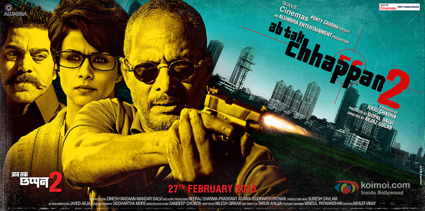 Ashutosh Rana, Gul Panag and Nana Patekar in 'Ab Tak Chhappan 2' movie poster
