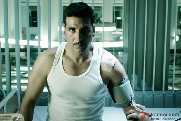 Akshay Kumar in a still from movie 'Baby'