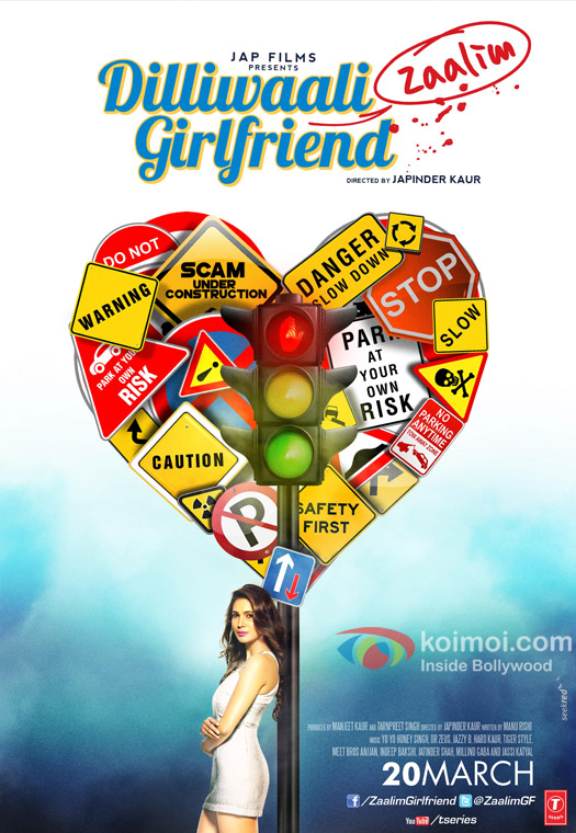 Prachi Mishra in a still from 'Dilliwali Zaalim Girlfriend' movie poster