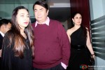 Karishma Kapoor and Kareena Kapoor Khan during the birthdya party of Randhir Kapoor