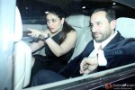 Kareena Kapoor Khan and Saif Ali Khan during the birthdya party of Randhir Kapoor