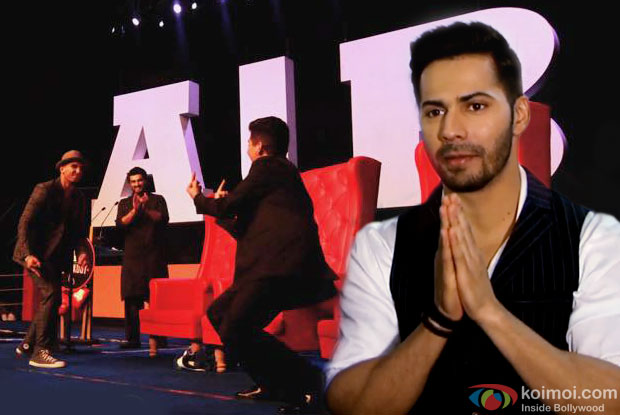 Ranveer Singh, Arjun Kapoor, Karan Johar and  Varun Dhawan