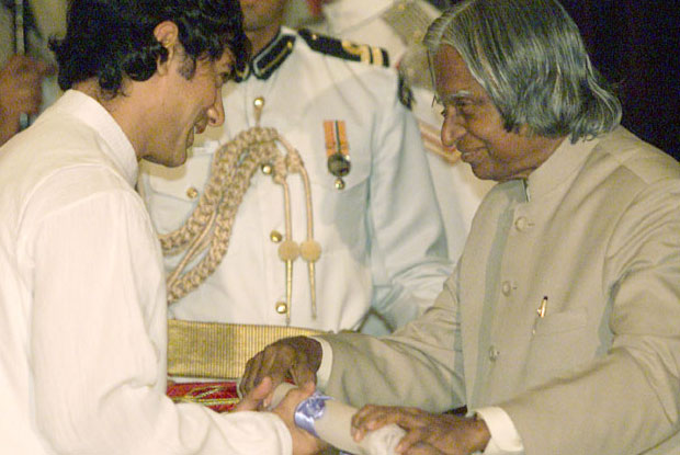 Aamir Khan was honored by Padma Shri Award in 2003