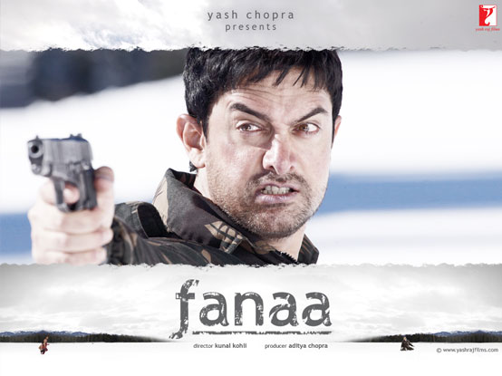 Aamir Khan in a still from movie 'Fanaa (2006)'