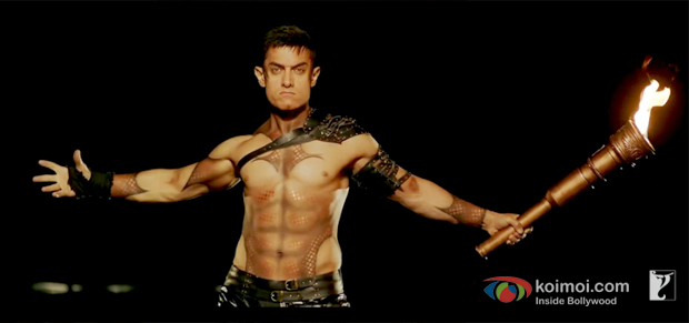Aamir Khan in a still from movie 'Dhoom:3 (2013)'