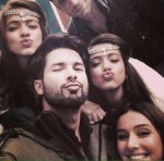 Shahid Kapoor on the sets of Shaandaar