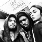 Bosco, Alia Bhatt and Shahid Kapoor on the sets of Shaandaar