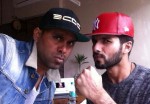 Spectacular selfie of Bosco and Shahid Kapoor from the sets of Shaandaar