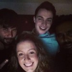 Bosco and Shahid Kapoor on the sets of Shaandaar