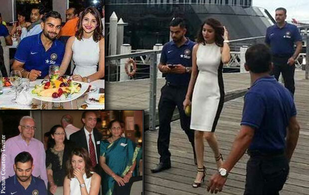 Virat Kohli and Anushka Sharma