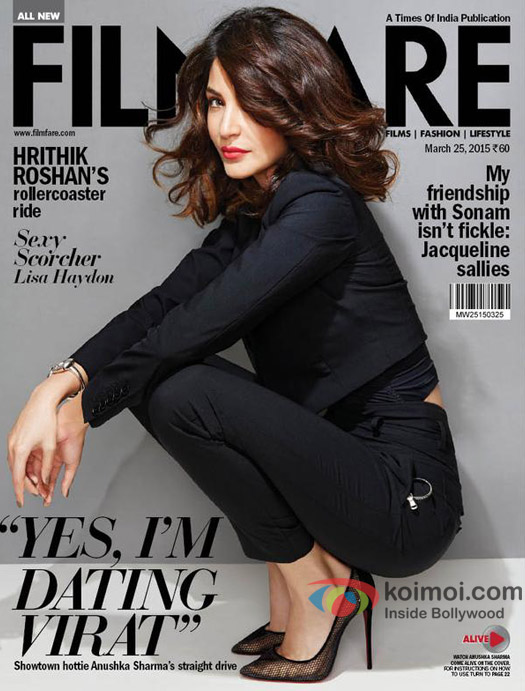 Anushka Sharma on the Filmfare cover