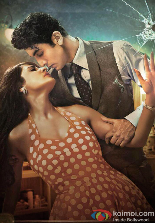 Anushka Sharma and Ranbir Kapoor in a still from movie 'Bombay Velvet'