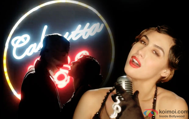 Lauren Gottlieb in still from song 'Calcutta Kiss' Of movie' Detective Byomkesh Bakshy'
