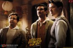 Anand Tiwari, Sushant Singh Rajput and Meiyang Chang in Detective Byomkesh Bakshy Movie Stills Pic 1