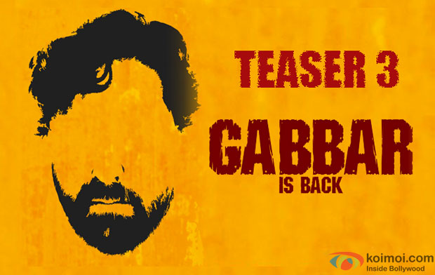 Gabbar Is Back movie poster