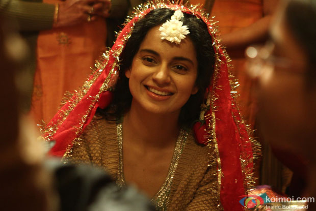 Kangana Ranaut in a still from movie 'Queen (2014)'