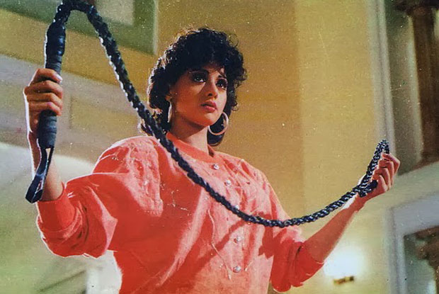 Sridevi in a still from movie 'ChaalBaaz (1989)'