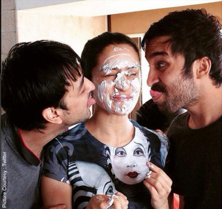 Siddhanth Kapoor during Shraddha Kapoor's Birthday Celebration On ABCD 2 Sets 