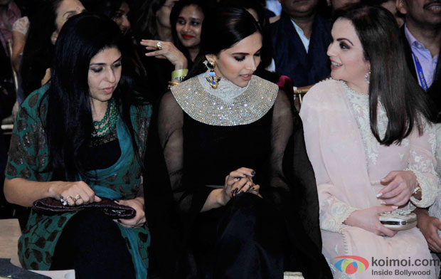 Deepika Padukone and Nita Ambani At LFW 2015 Day 5