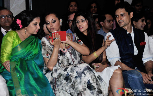 Shabana Azmi and Sonakshi Sinha At LFW 2015 Day 5