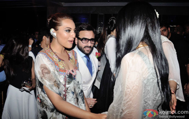 Sonsakshi Sinha, Saif Ali Khan  and Kareena Kapoor Khan At LFW 2015 Day 5 