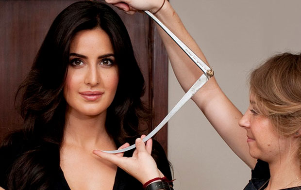 Katrina Kaif giving the fittings for her wax statue at Madame Tussaud’s London
