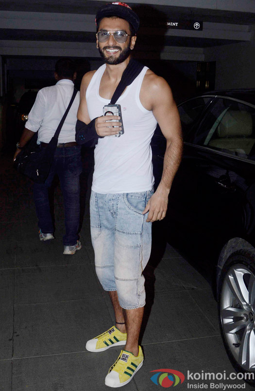 Ranveer Singh Snapped At Anil Kapoor's Office