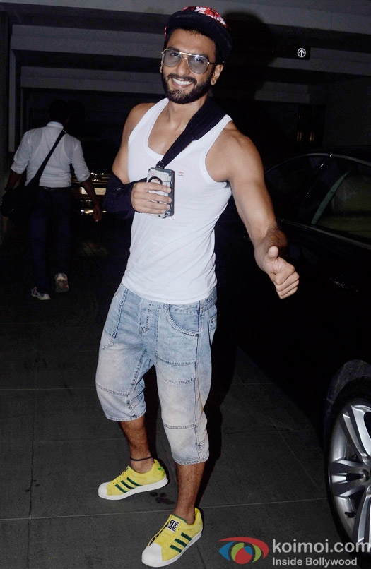 Ranveer Singh Snapped At Anil Kapoor's Office