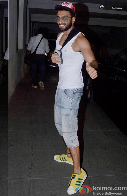 Ranveer Singh Snapped At Anil Kapoor's Office