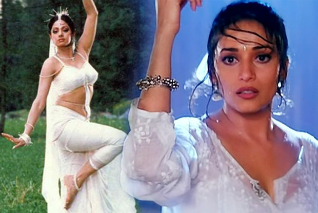 Sridevi and Madhuri Dixit