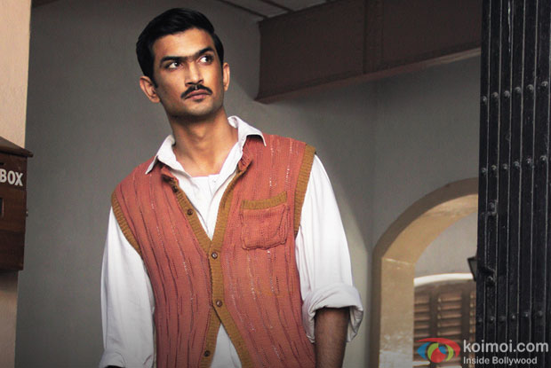 Sushant Singh Rajput in a still from movie 'Detective Byomkesh Bakshi'