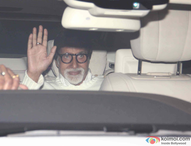 Amitabh Bachchan At Karan Johar's Bash